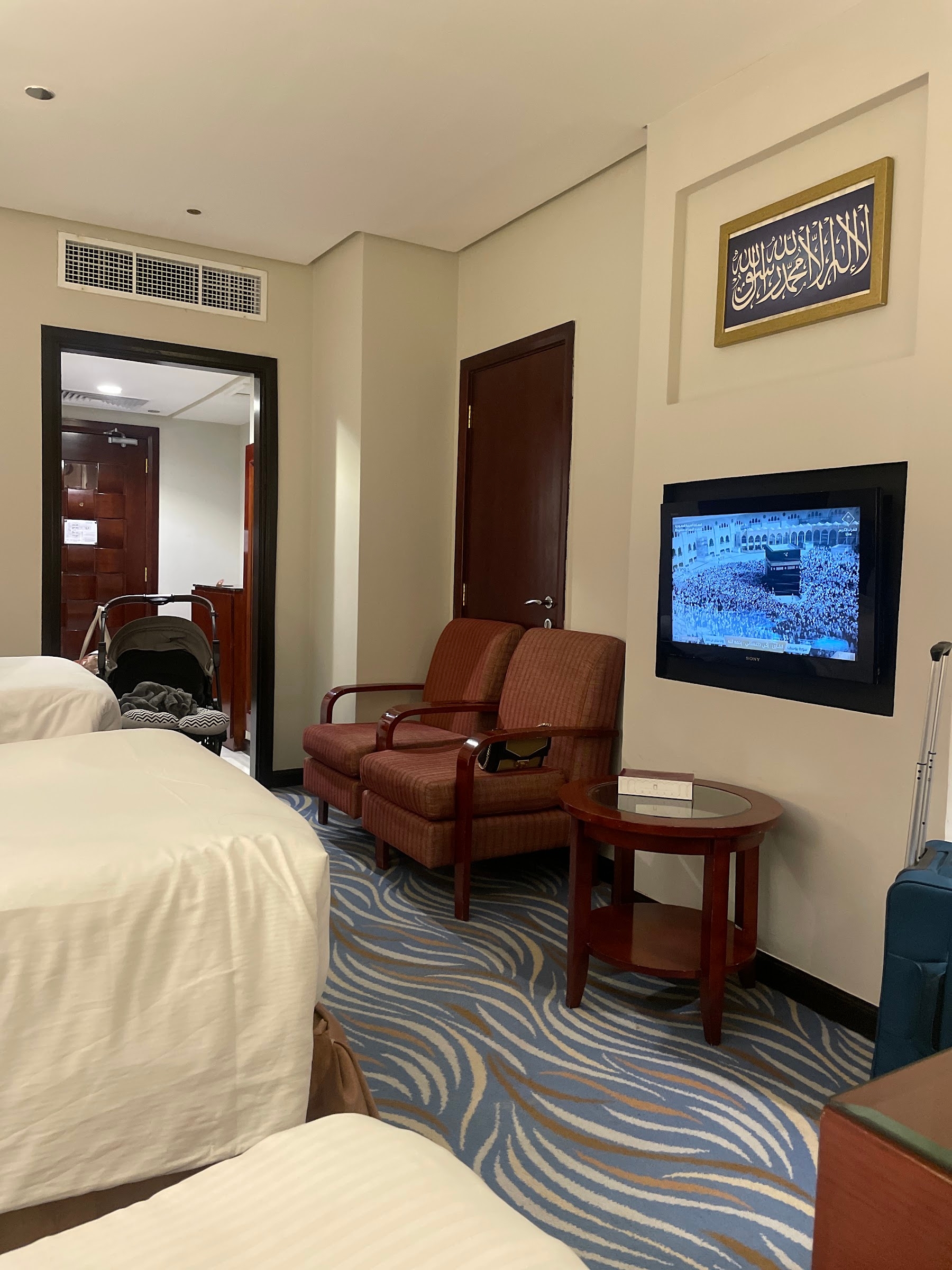 Le coin salon d'une chambre