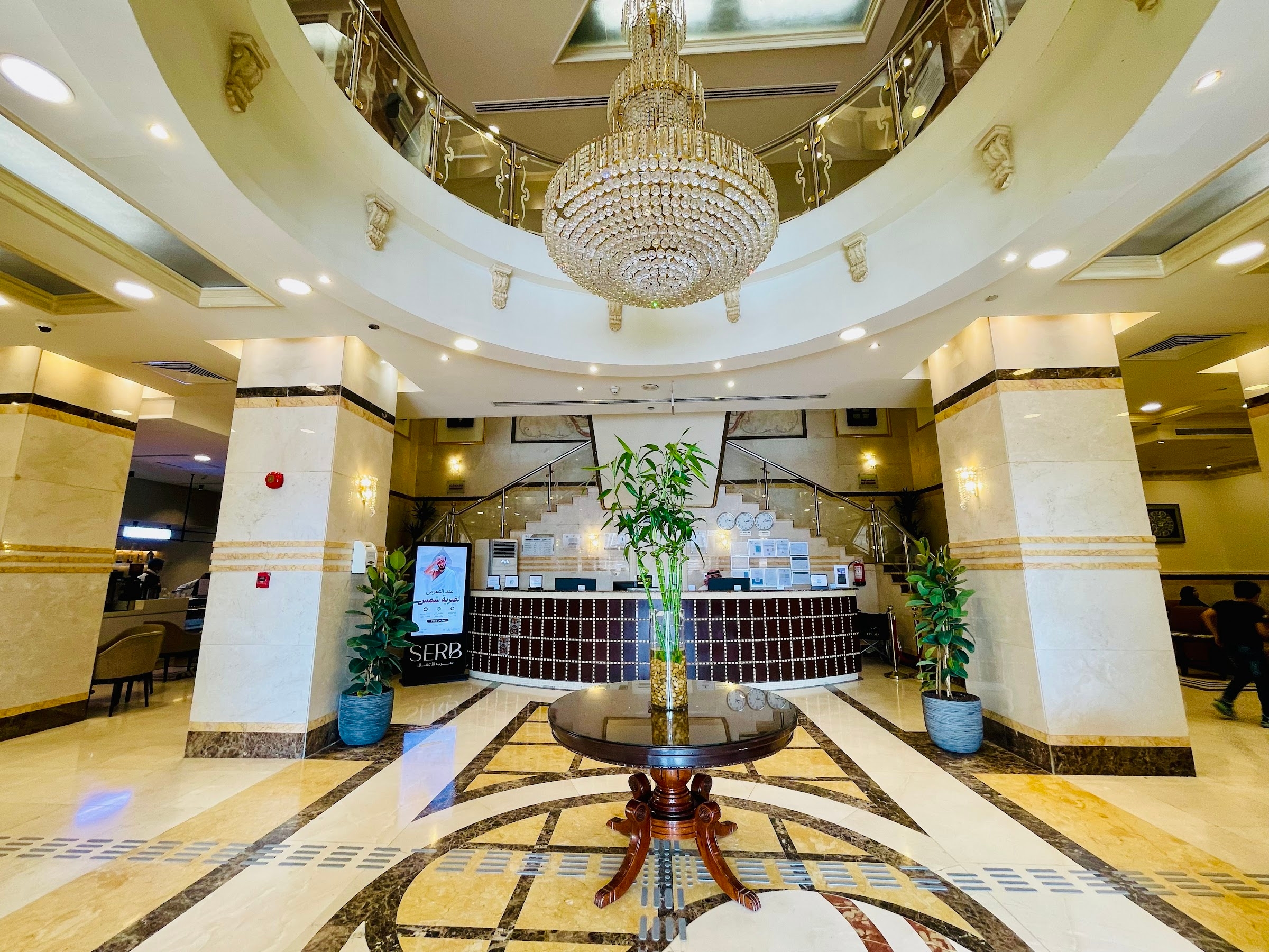 The lobby