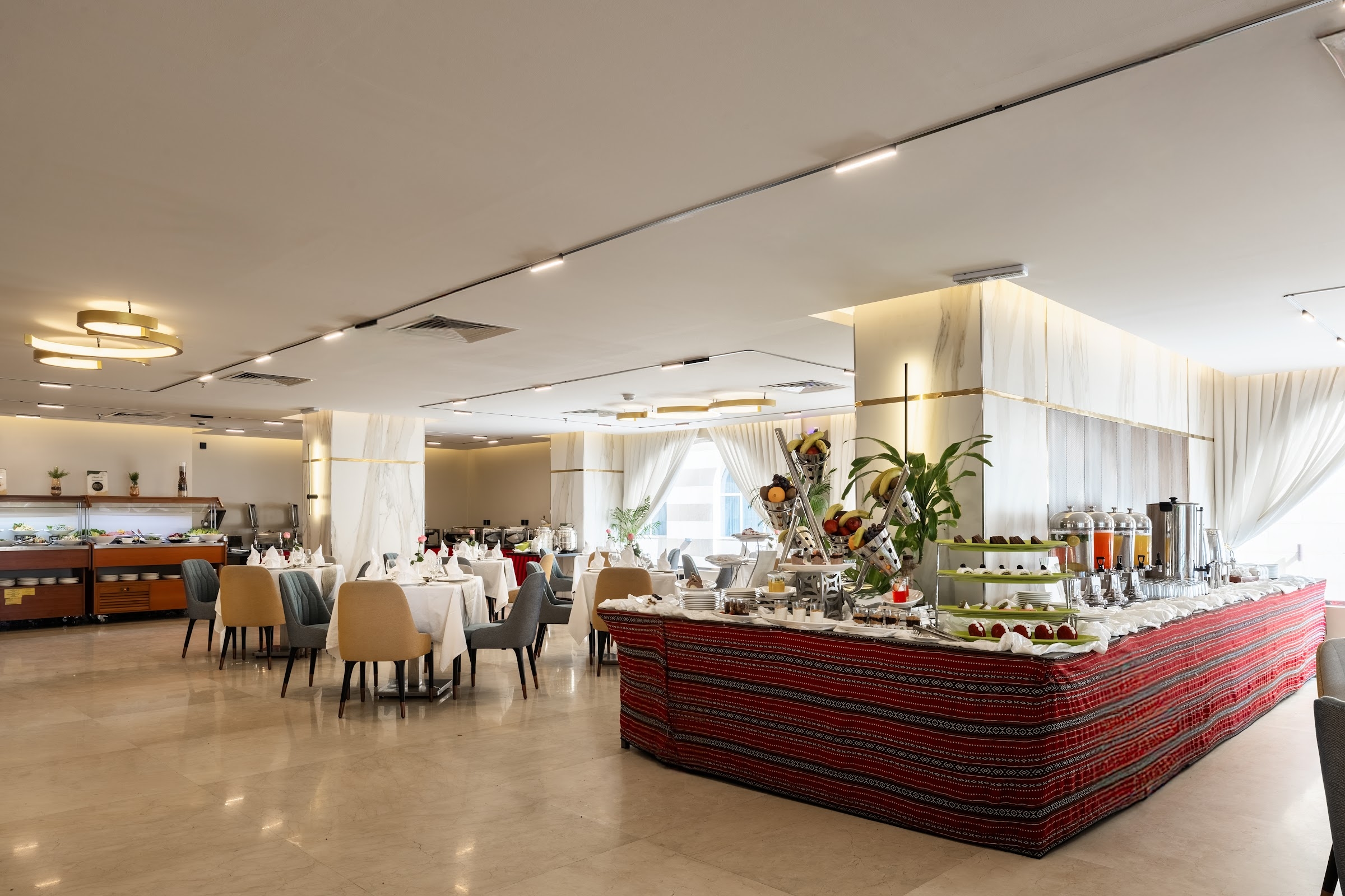 The restaurant's buffet