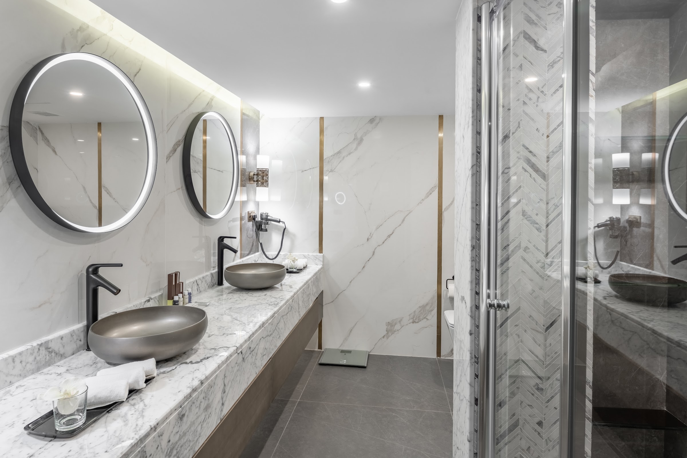 A guest bathroom
