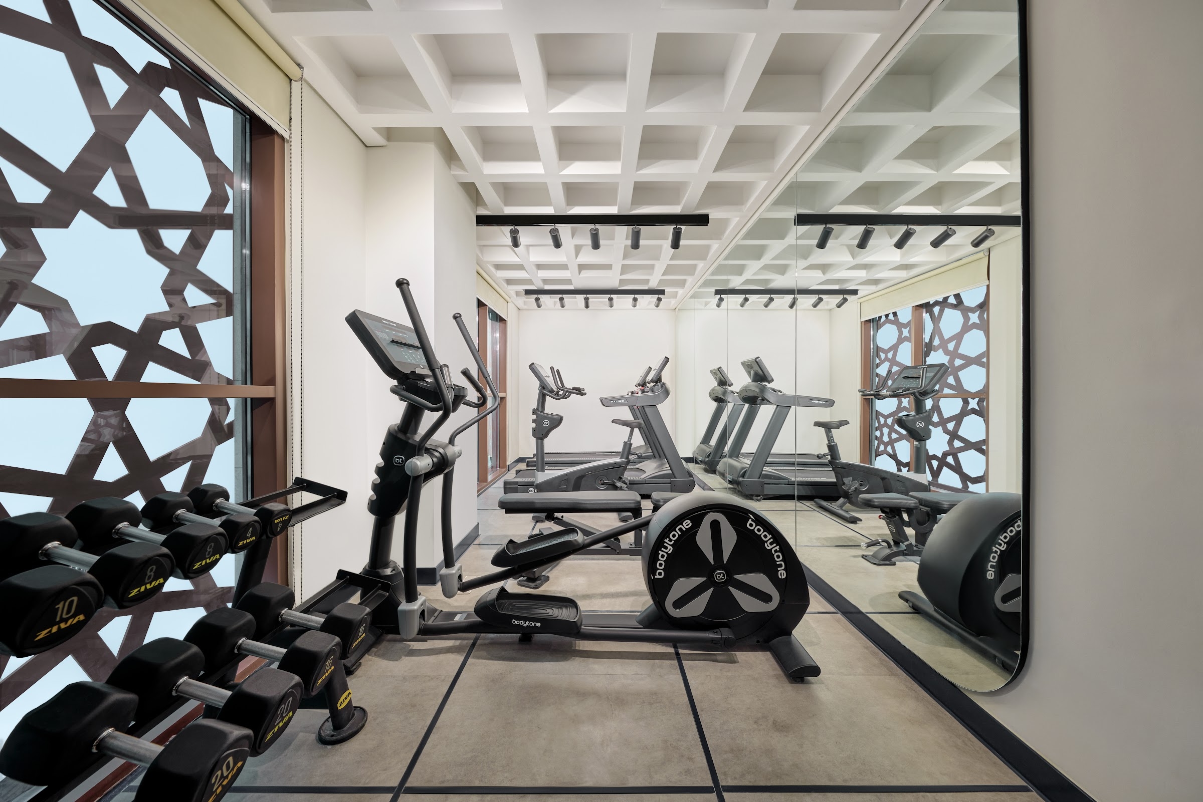 The fitness room
