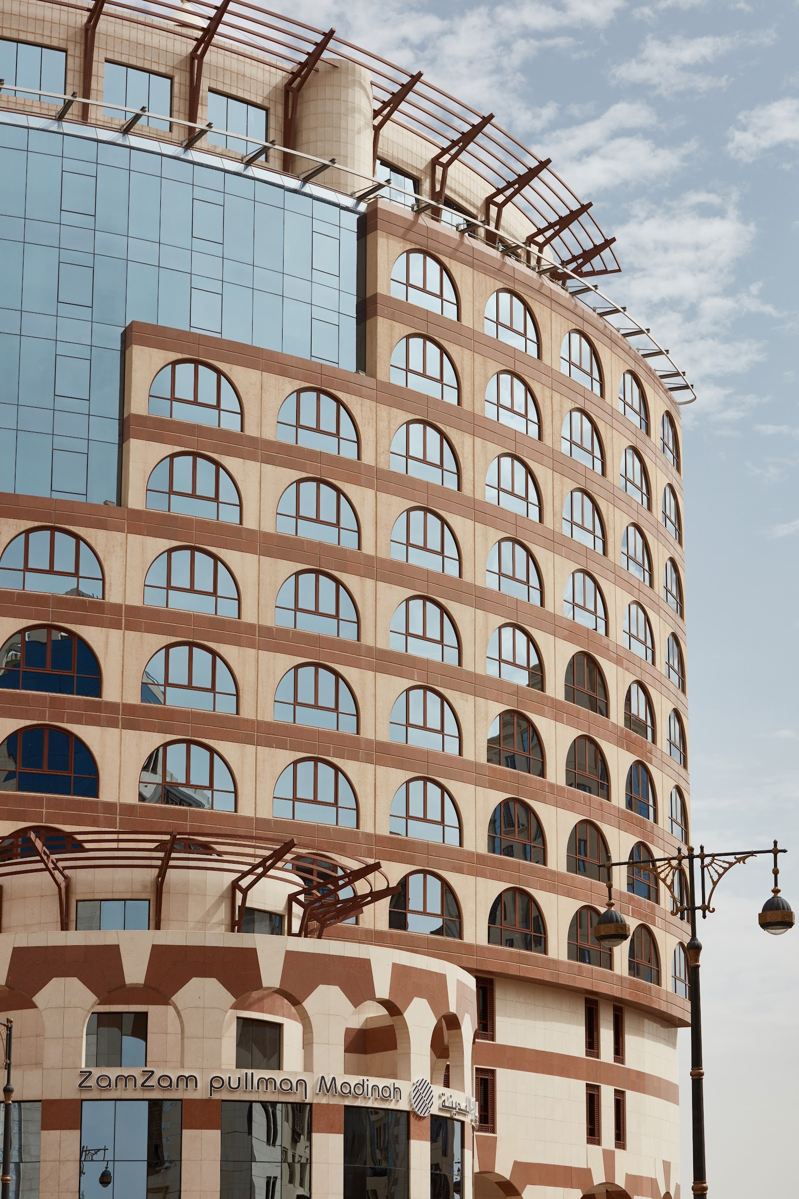 La façade de l'hôtel