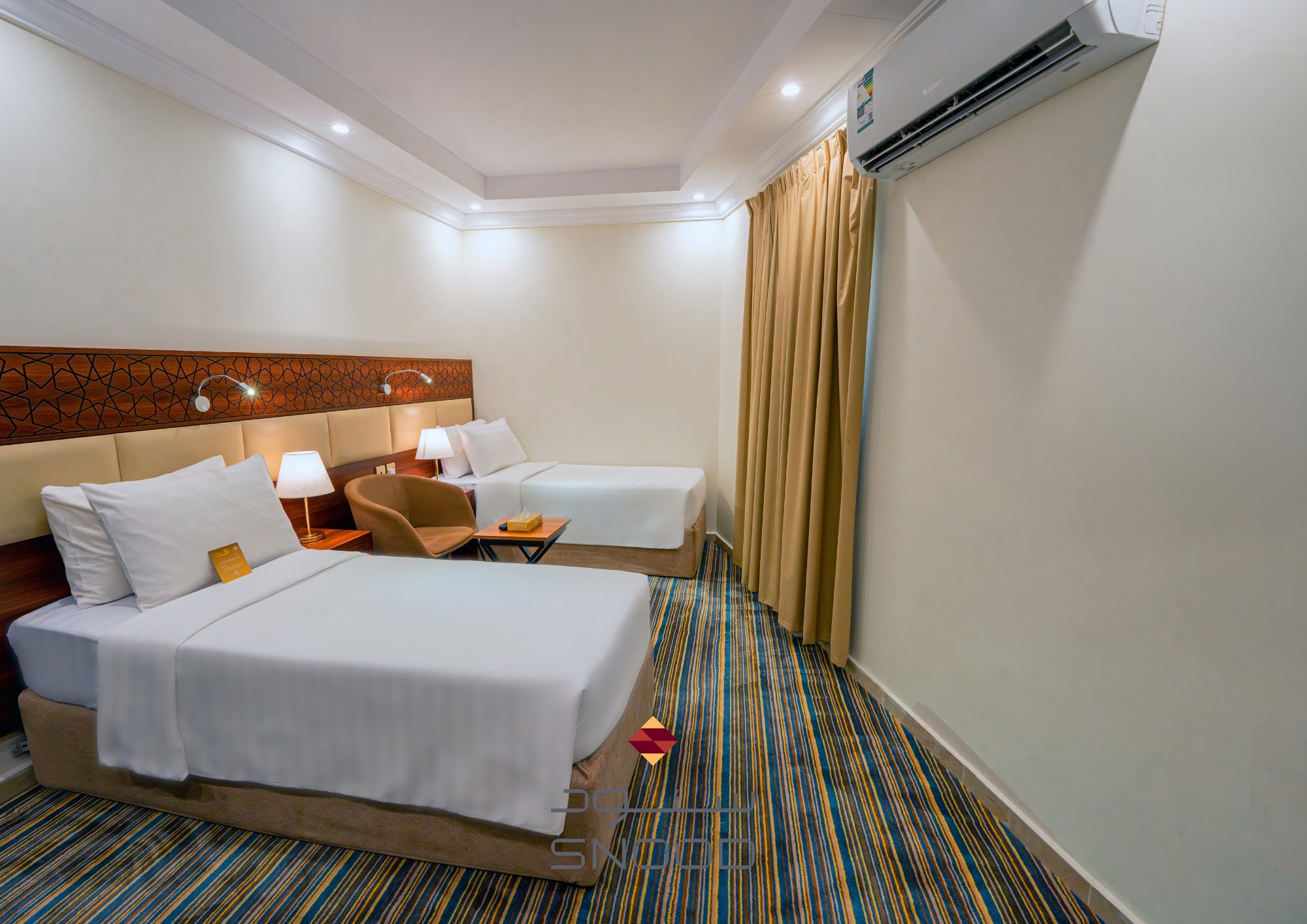 Kamar dengan dua tempat tidur