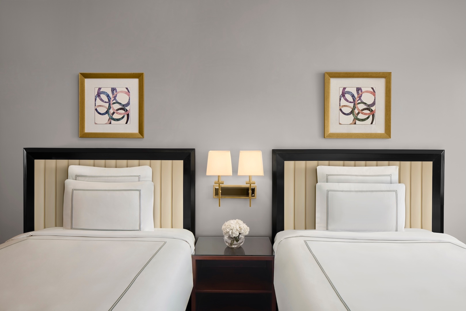 A Classic Room with two single beds