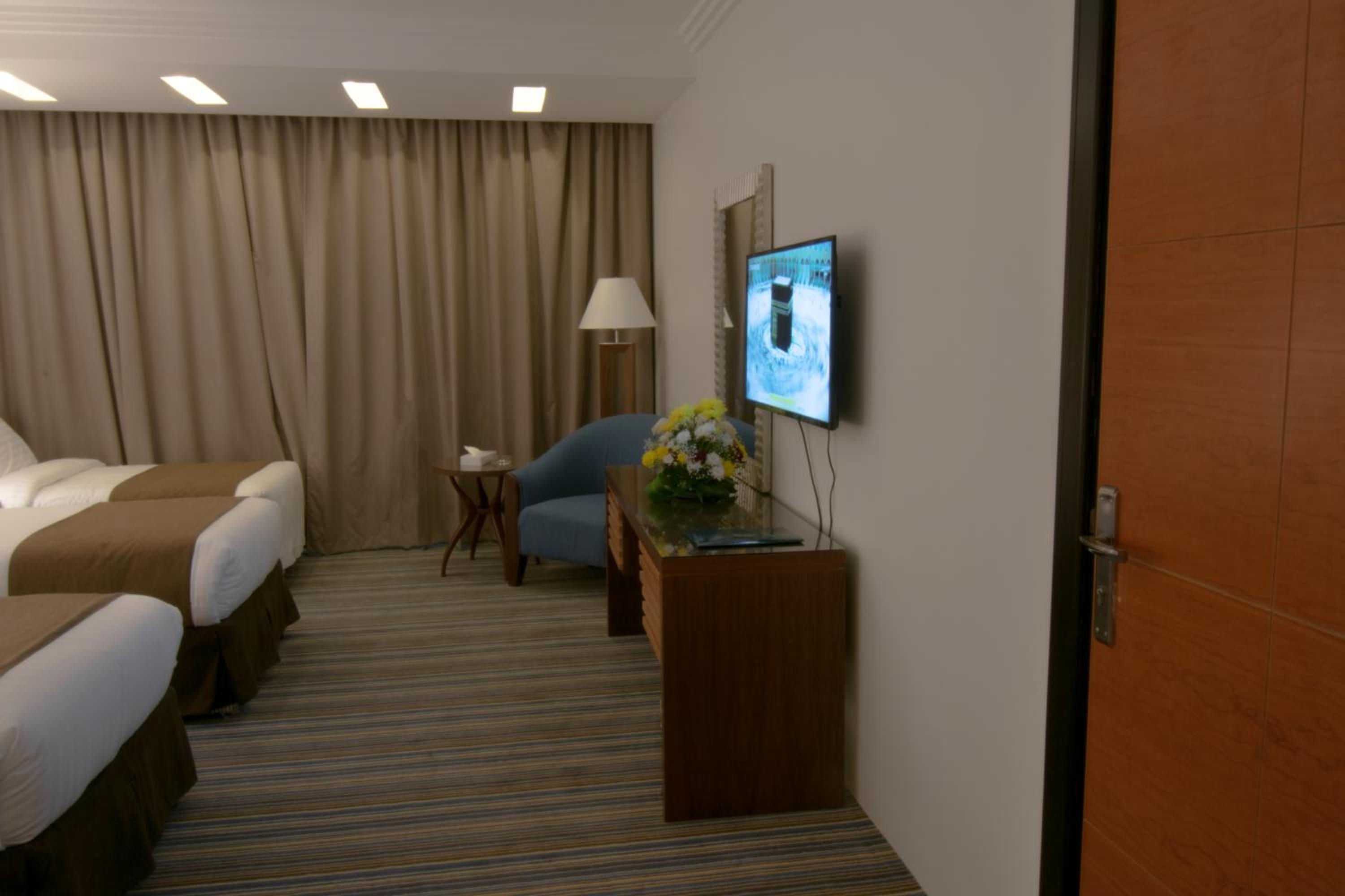 L'une des chambres de l'hôtel
