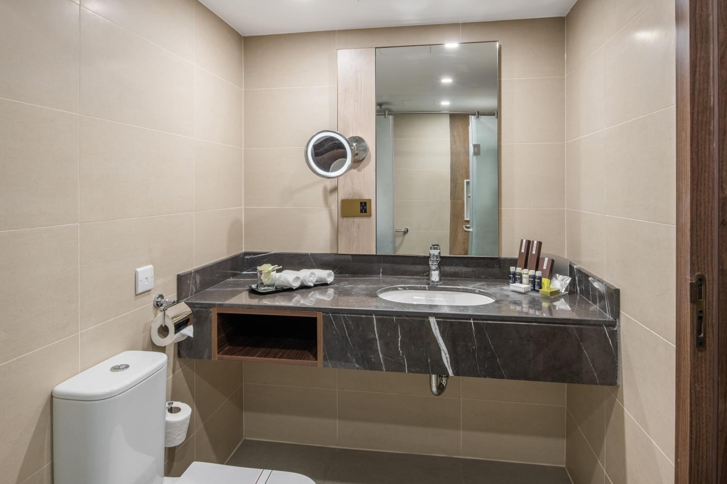 One of the hotel's rooms