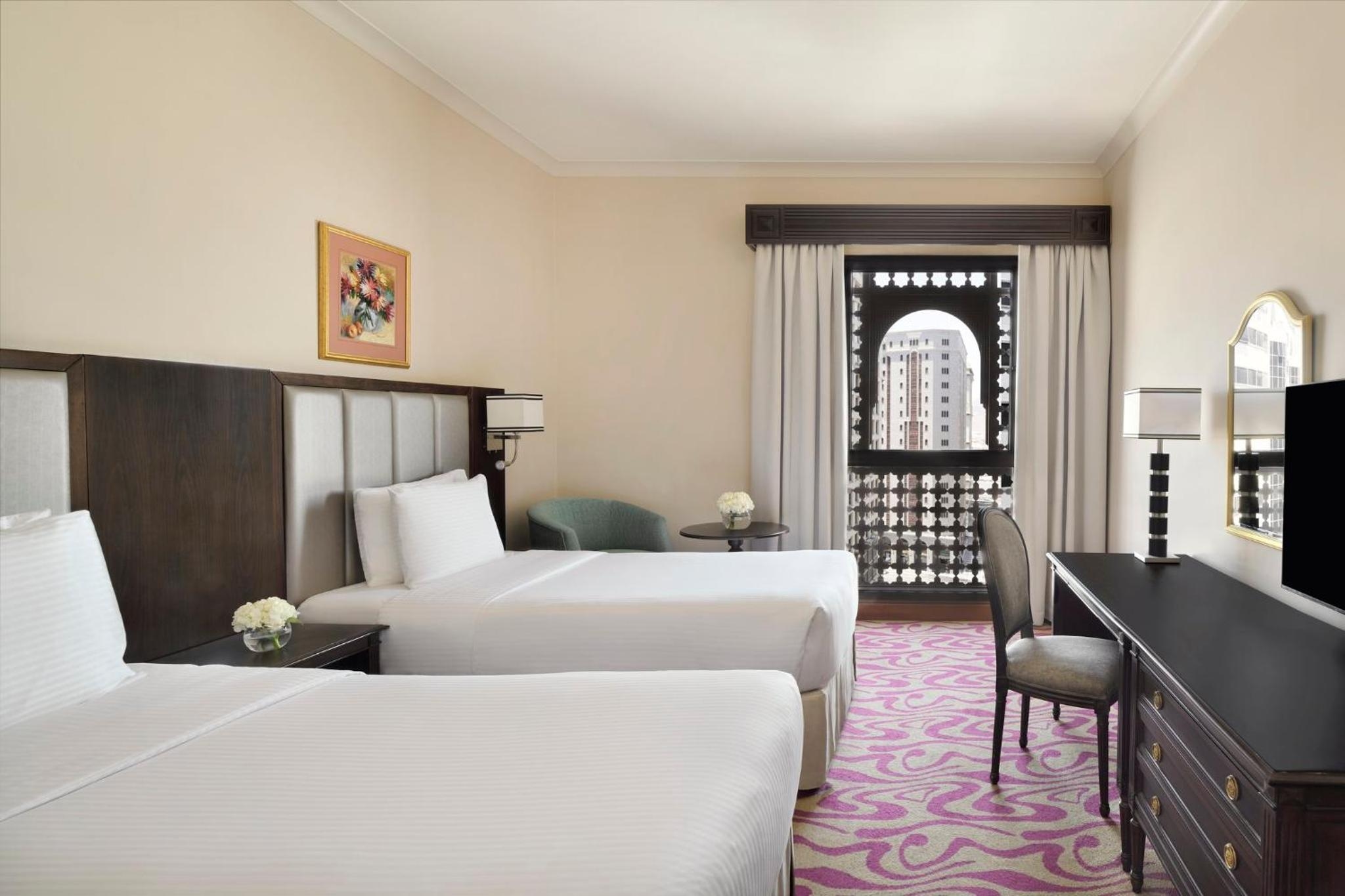 L'une des chambres de l'hôtel