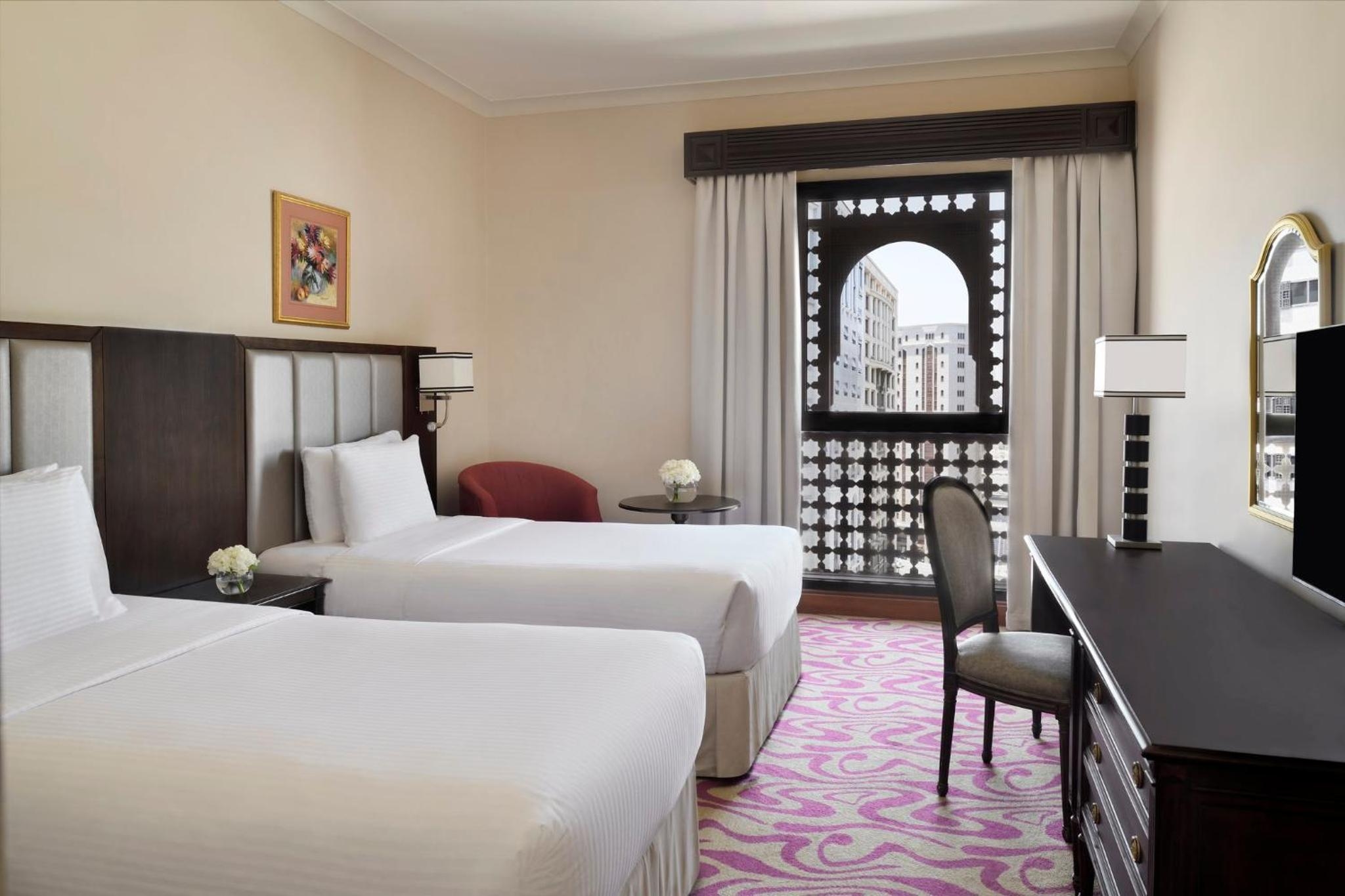 L'une des chambres de l'hôtel