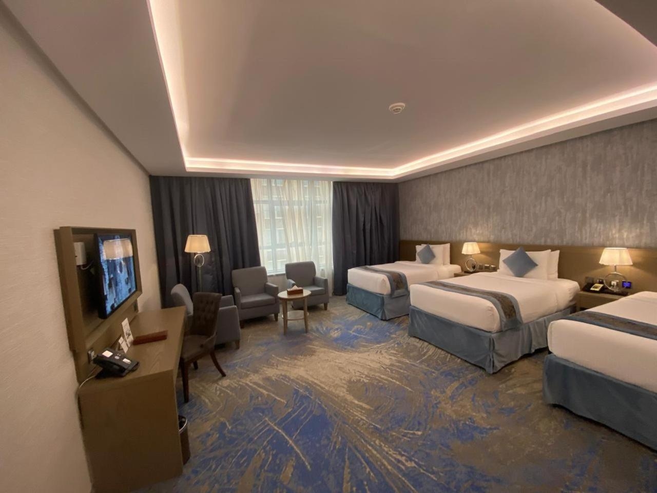 L'une des chambres de l'hôtel