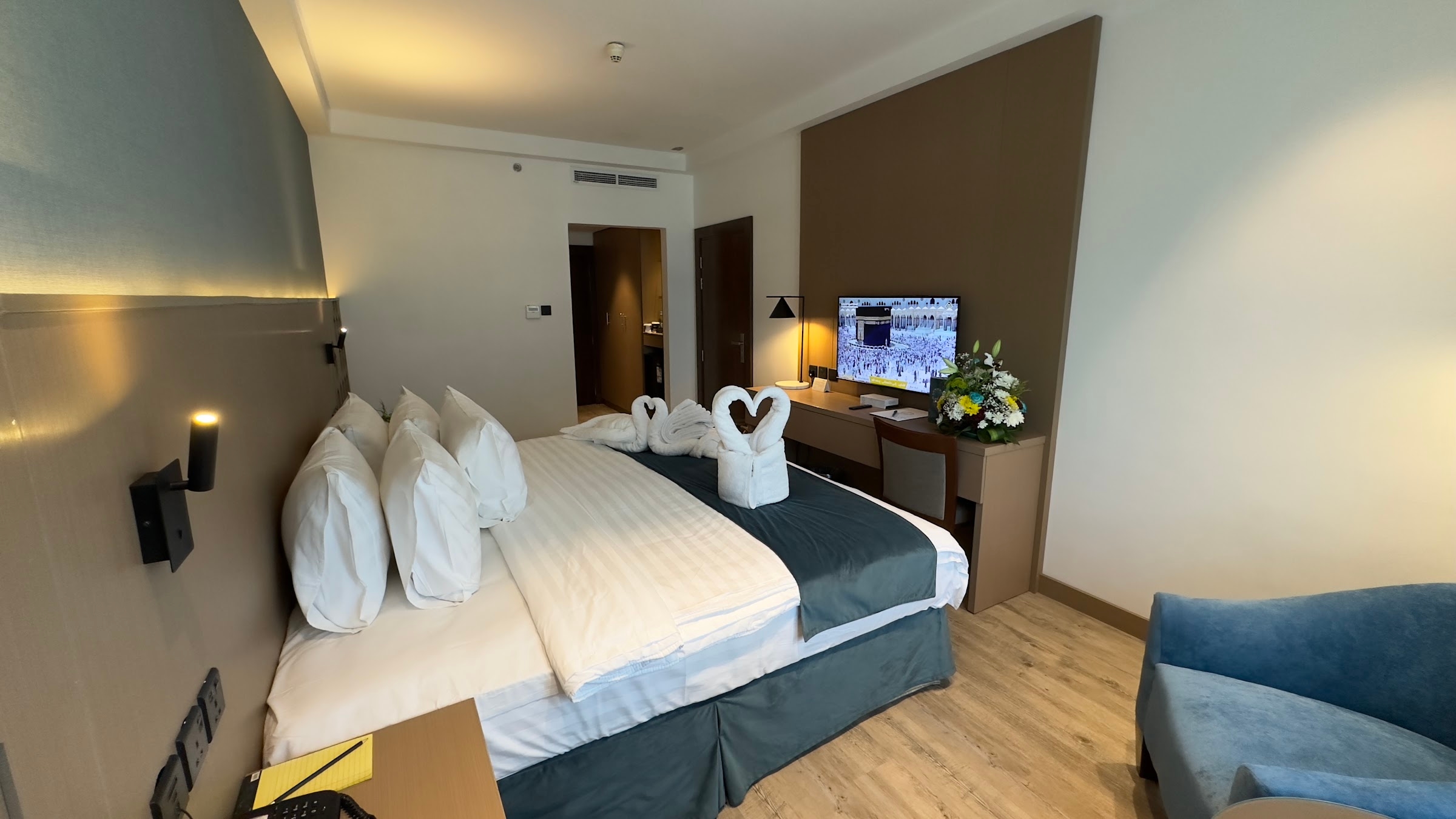 Kamar dengan tempat tidur double