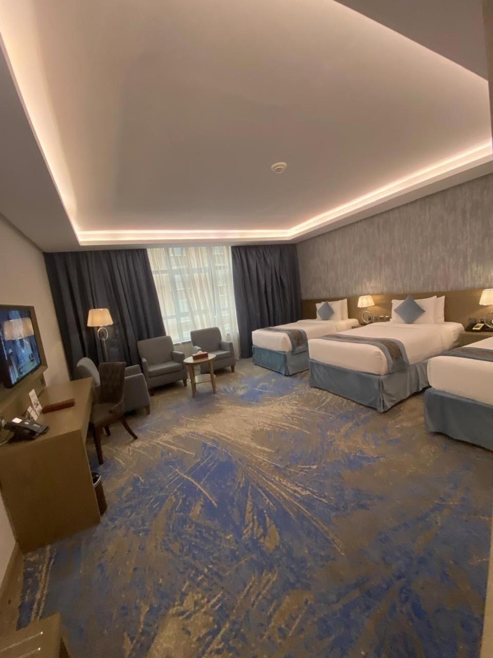 L'une des chambres de l'hôtel